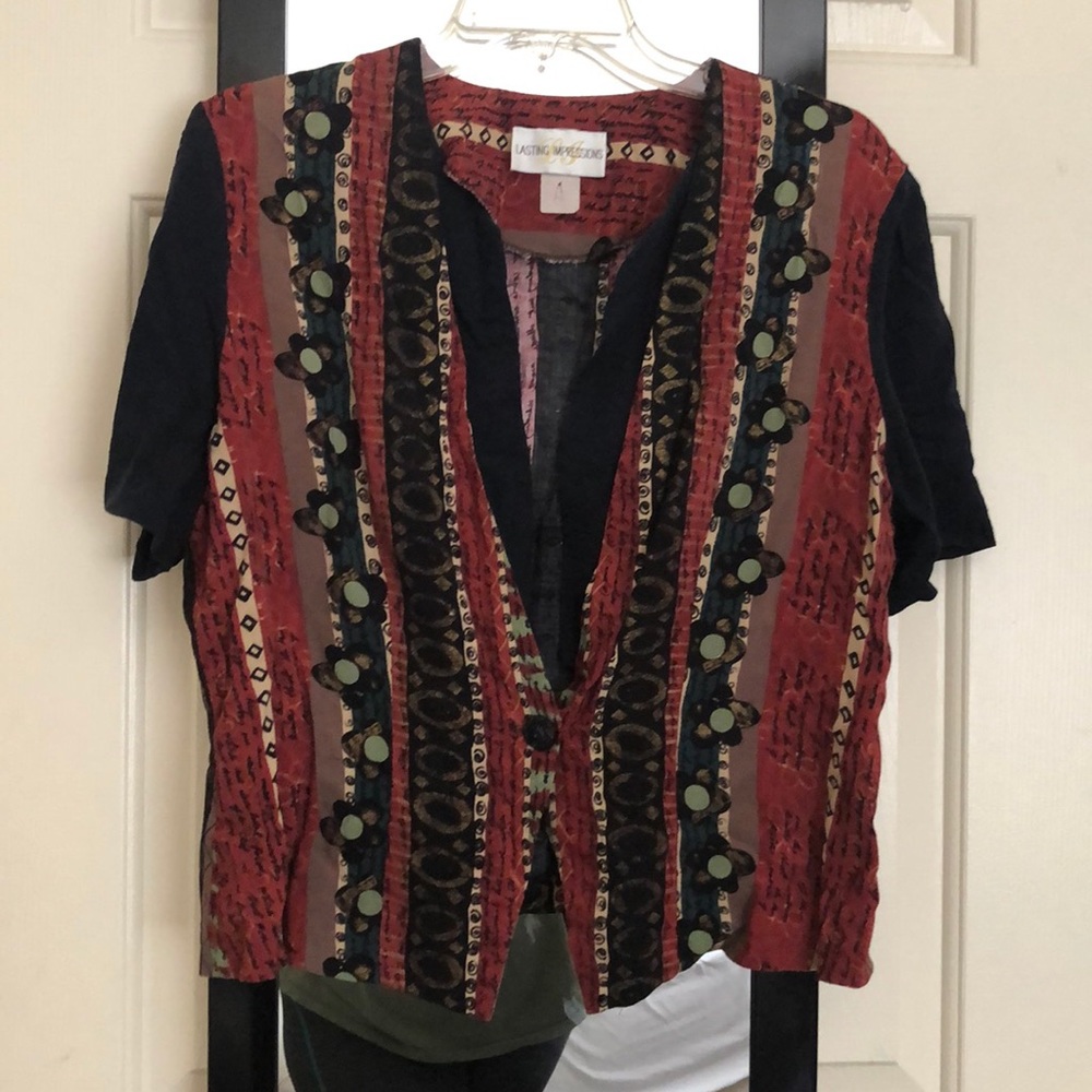 3/$10 Tribal Print Short Sleeve Tee